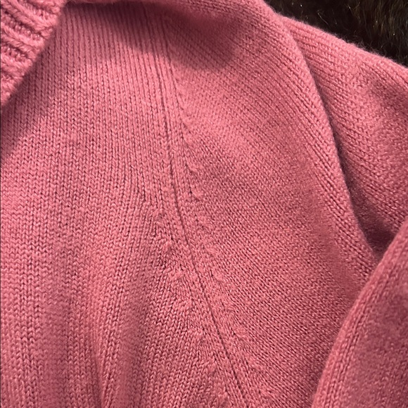 Croft & Barrow Pink Cowl Neck Sweater XL Soft Knit Cozy Winter Pullover Women - Picture 5 of 5